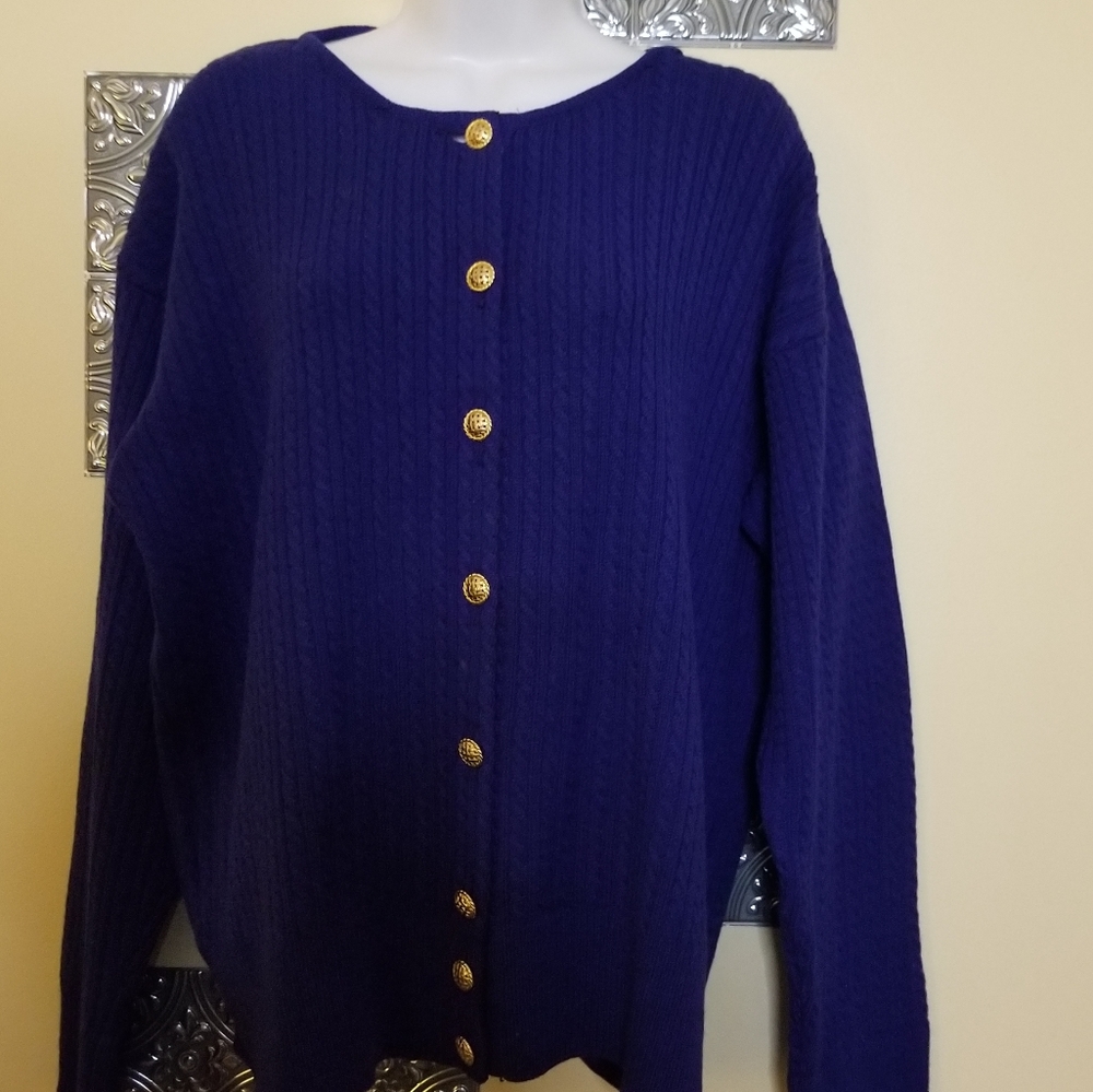 Johnstons Lamora Lambs Wool Cardigan XL